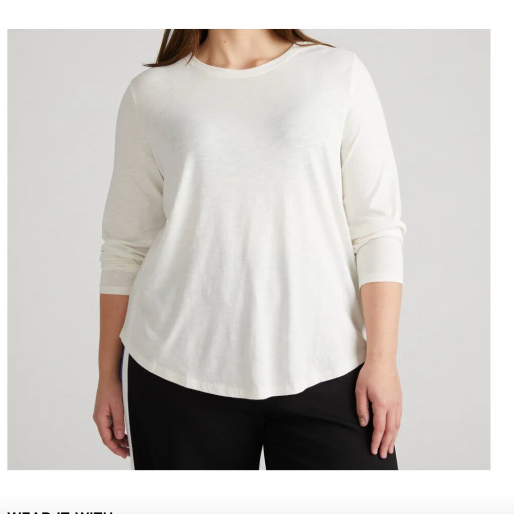 Light-As-Air Long Sleeve Crew Neck Tee